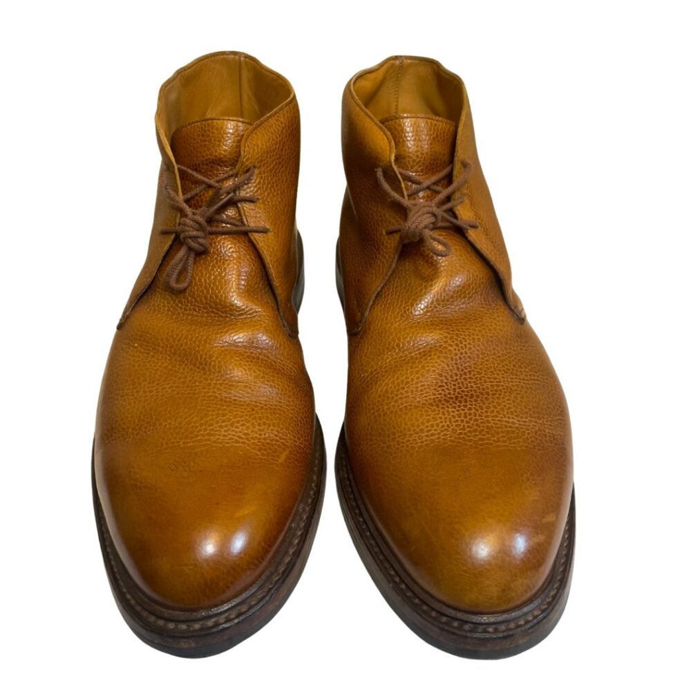 Crockett & Jones Chepstow Chukka Boots Brown Pebbled Size 11